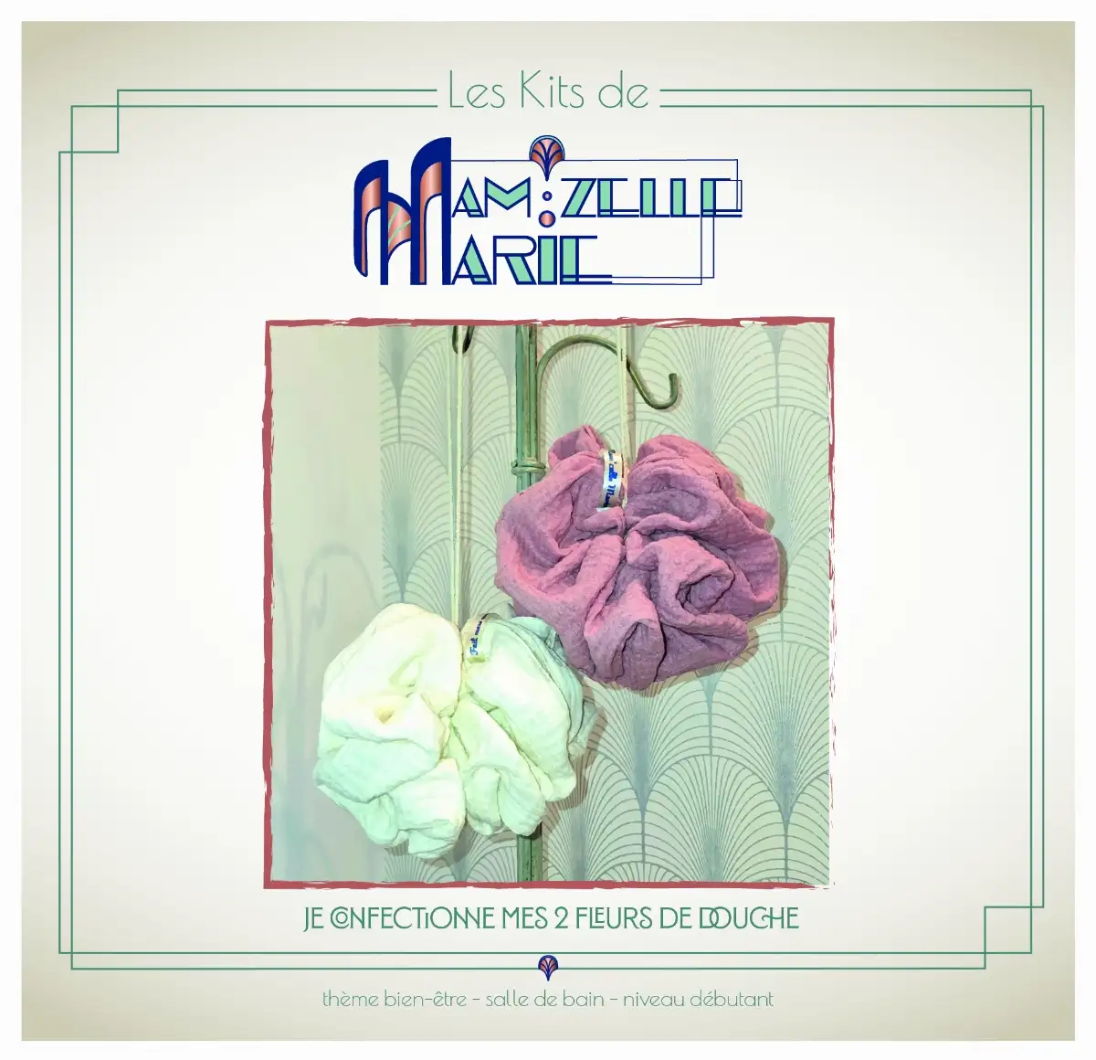 2 fleurs de douche